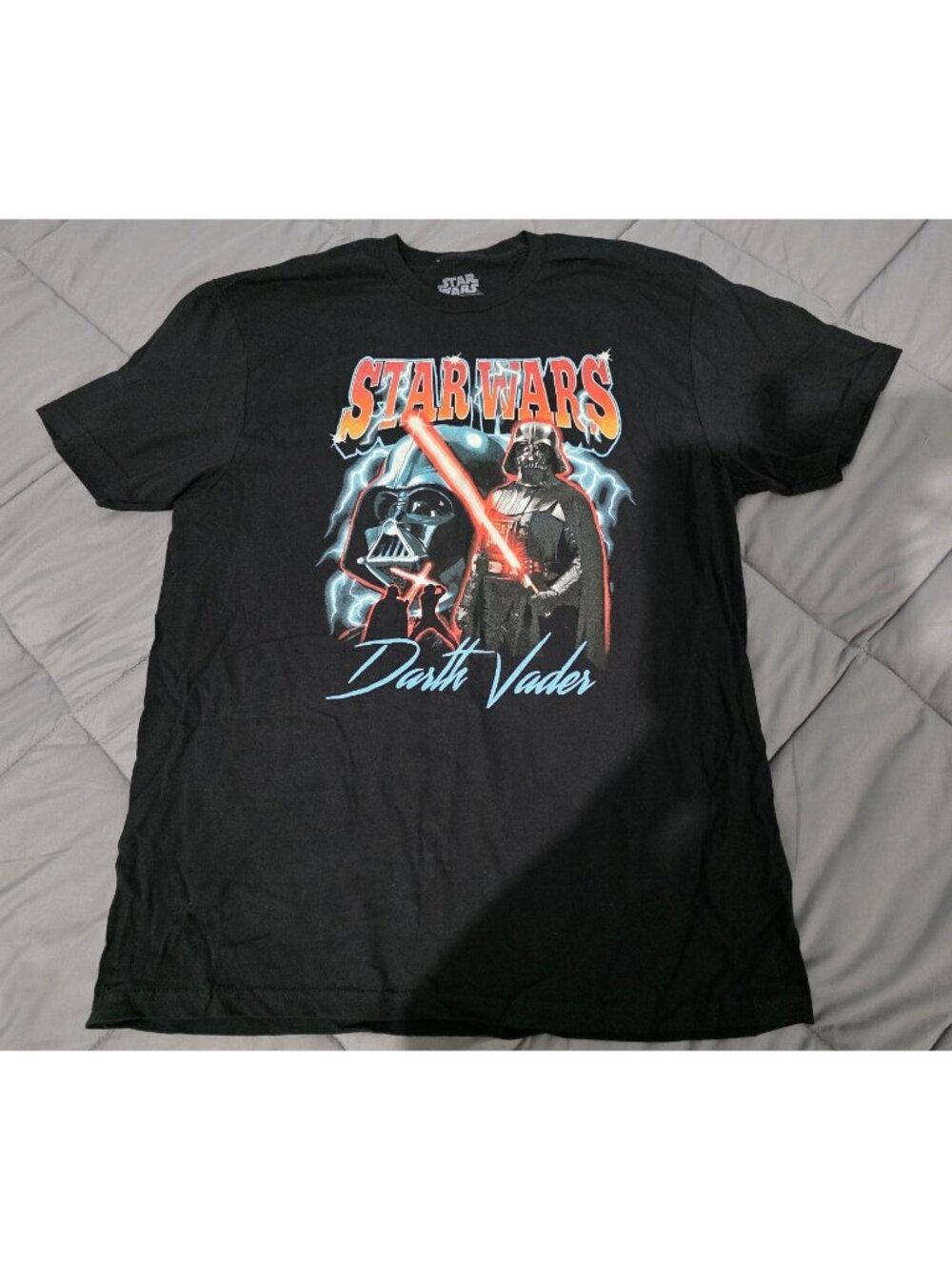 Star Wars Darth Vader Graphic T-Shirt Men's Size L Black Short Sleeve
